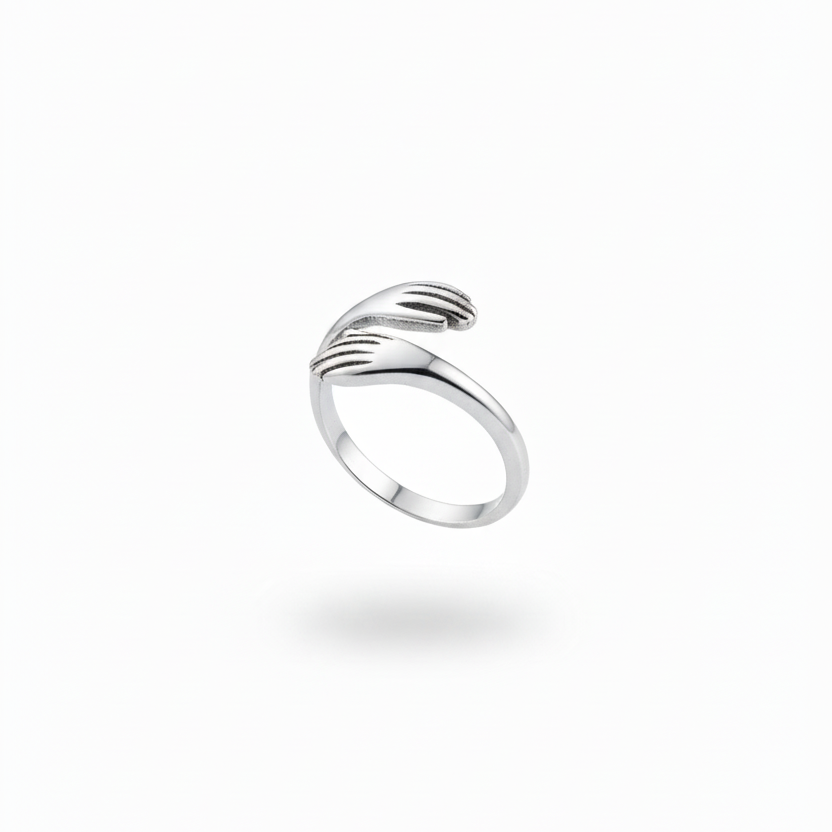 Hug Me 925 Silver Ring