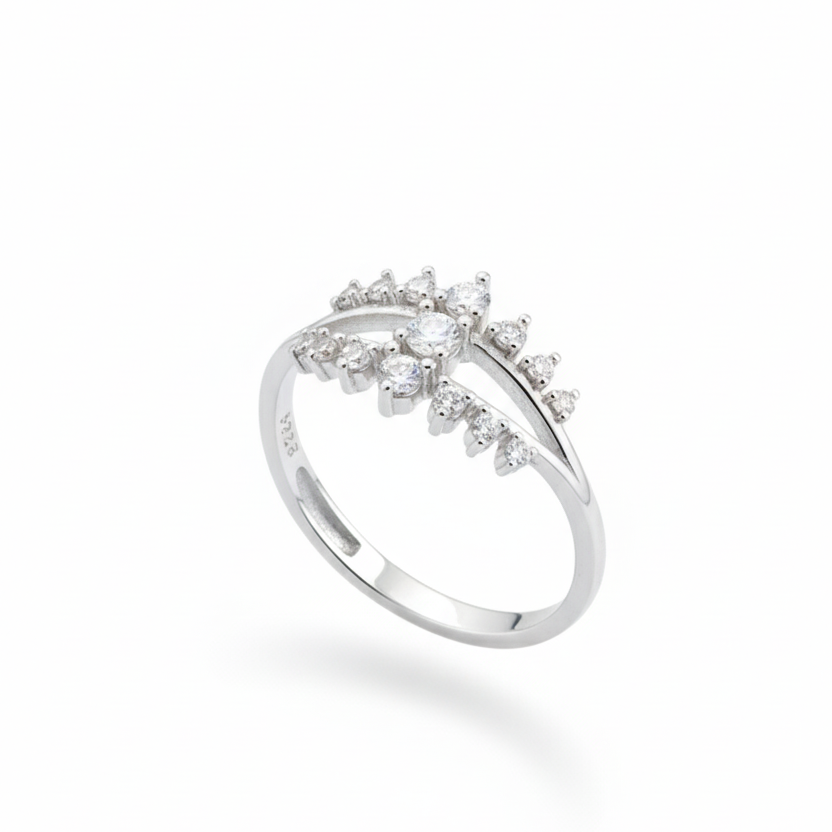 Stardust Sparkle 925 Silver Ring