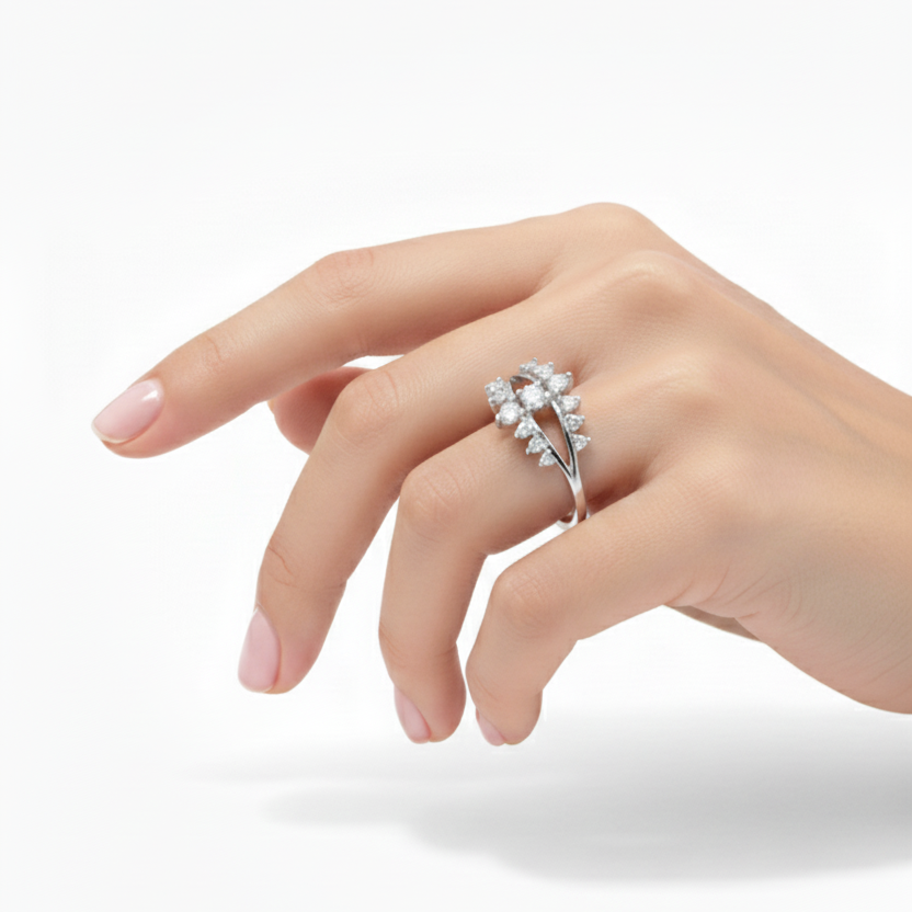 Stardust Sparkle 925 Silver Ring