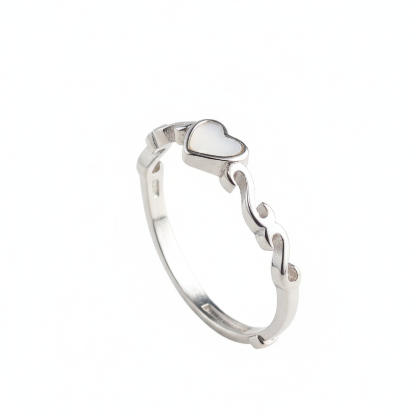 Heartlink 925 Silver Ring
