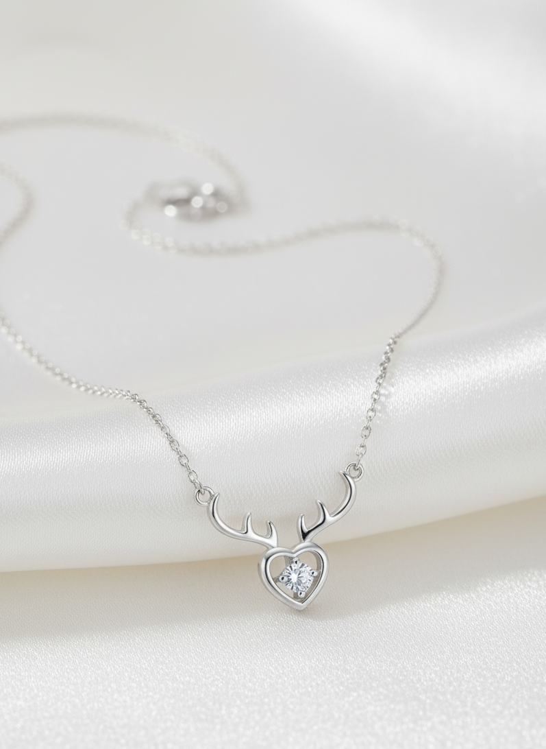 Antler Heart 925 Pendant