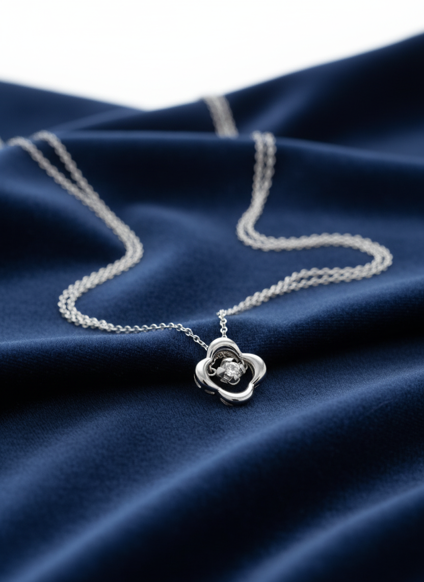 Flora Bloom 925 Silver Pendant