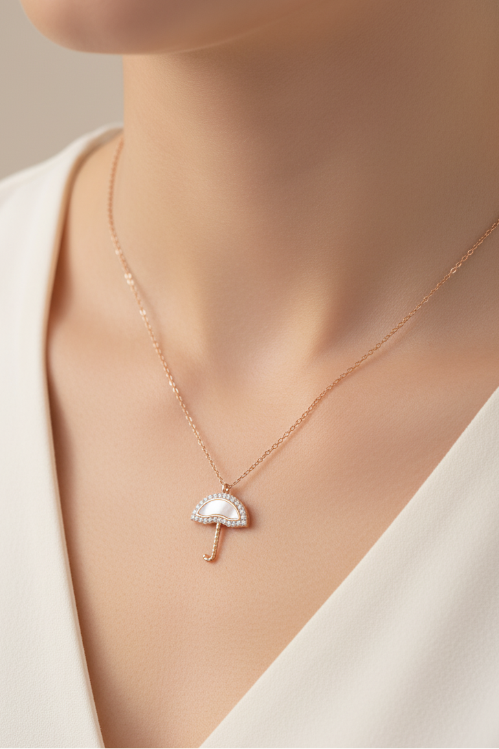 Blush Umbrella 925 Pendant