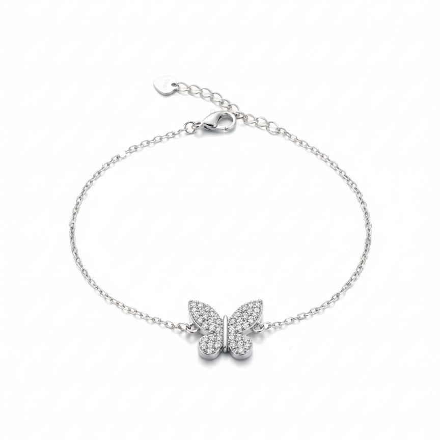 925 Sparkle Butterfly Bracelet