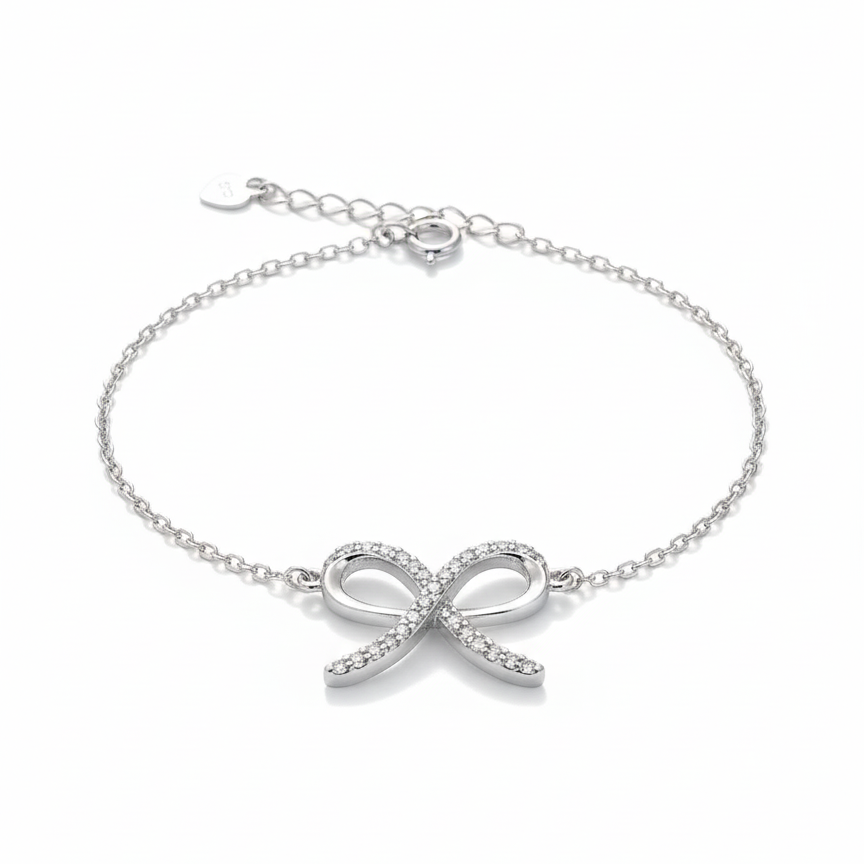 Bow Knot 925 Bracelet
