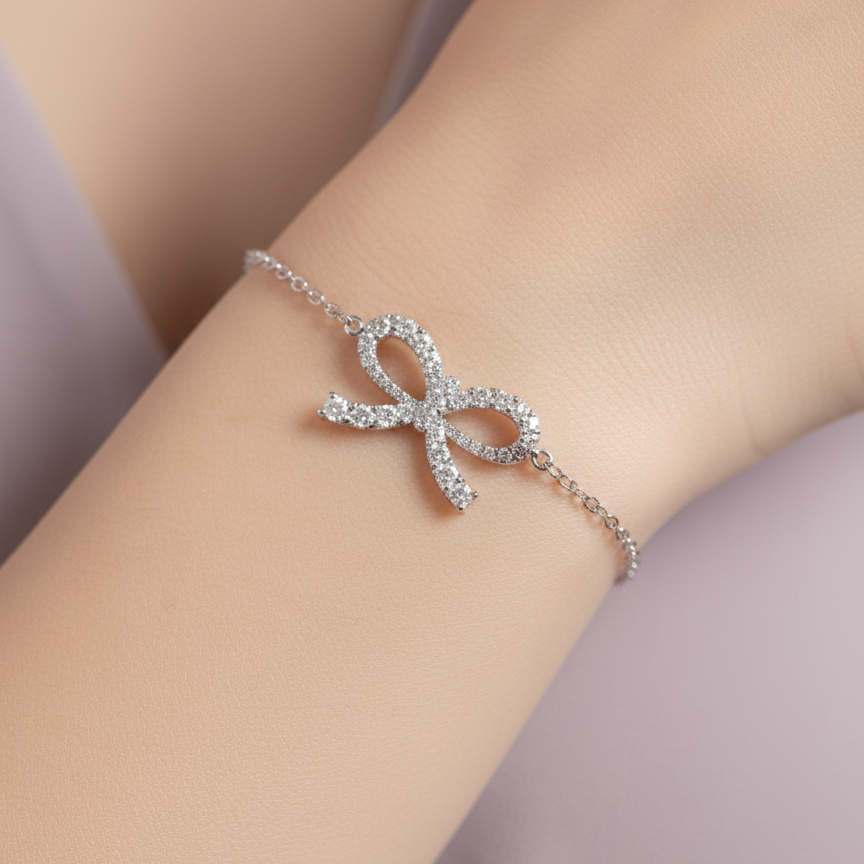 Bow Knot 925 Bracelet
