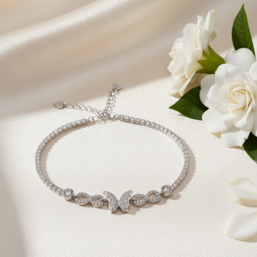 Sparkle Wings 925 Bracelet