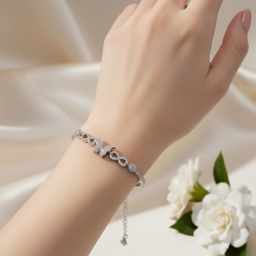 Sparkle Wings 925 Bracelet