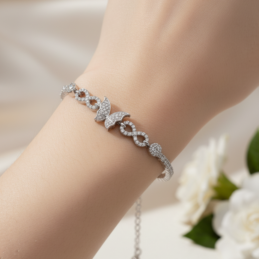 Sparkle Wings 925 Bracelet