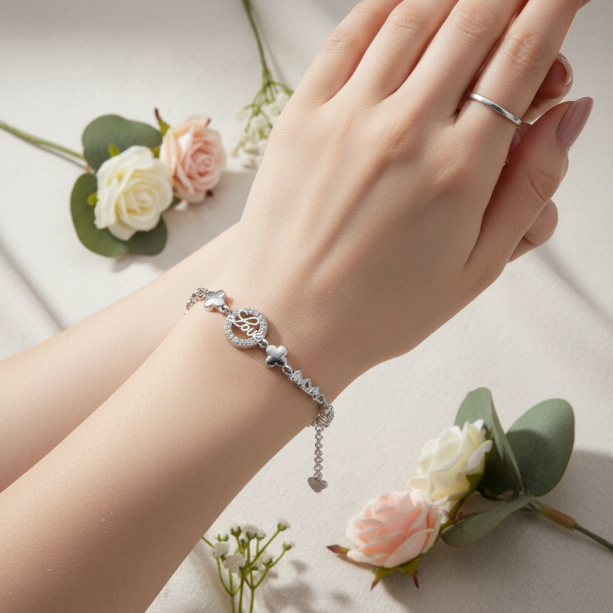Love Bloom 925 Bracelet