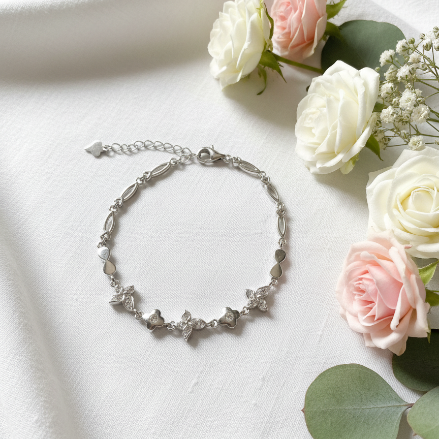Bloom Charm 925 Bracelet