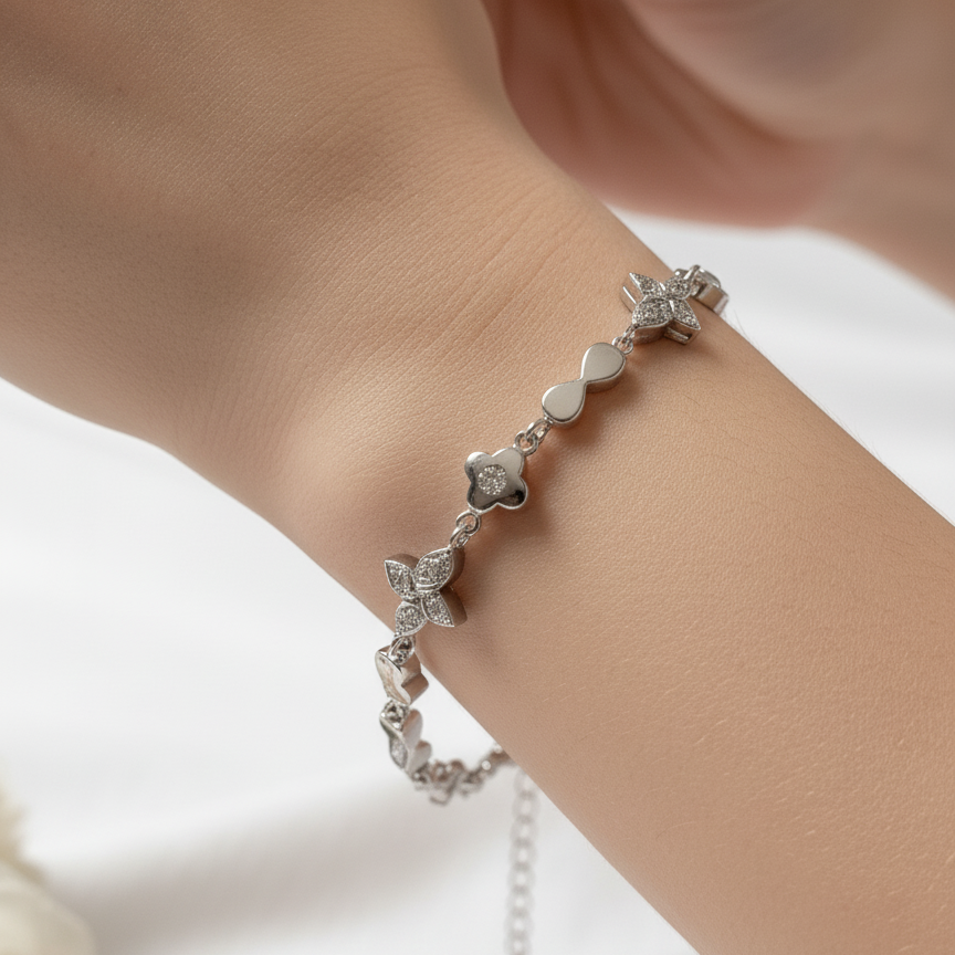 Bloom Charm 925 Bracelet