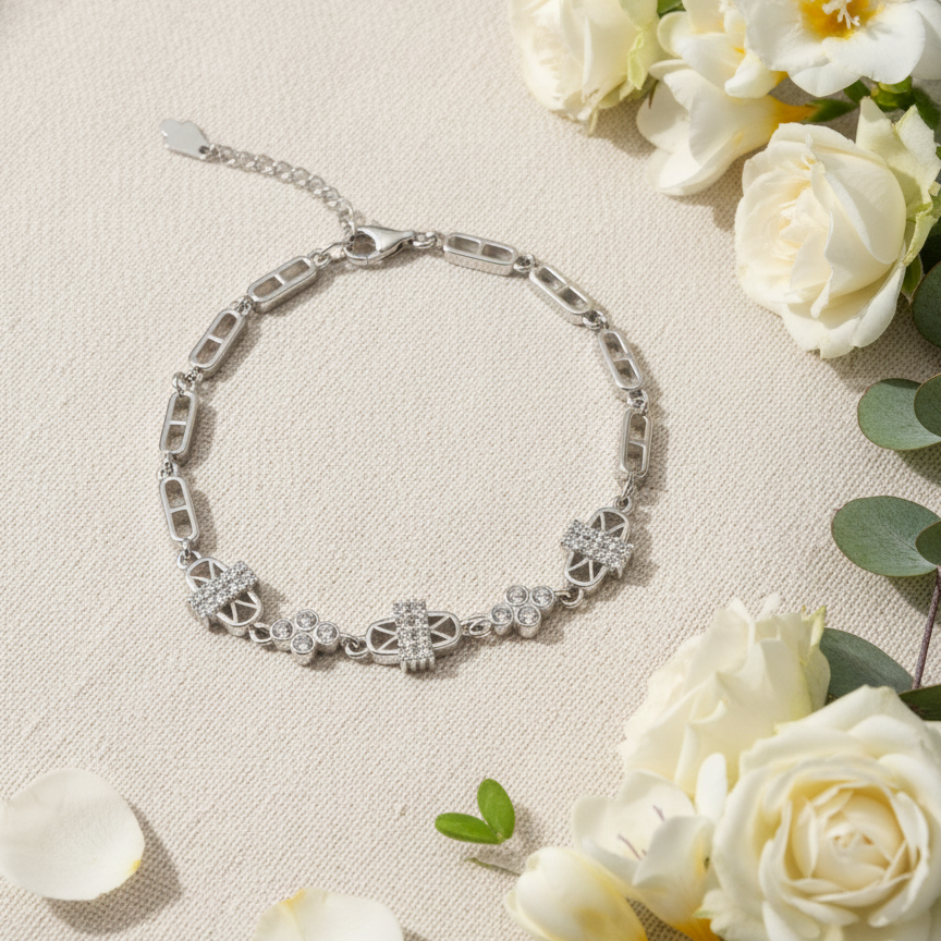 925 GeoGlitz Bracelet