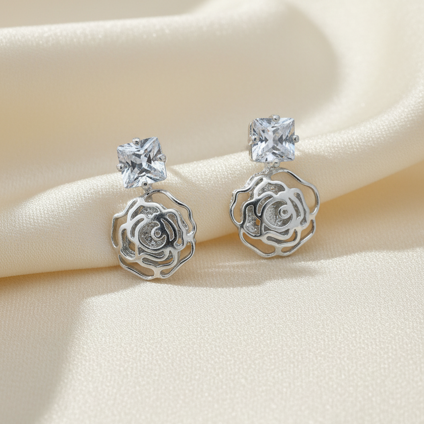 Sovia Bloom 925 Eartops