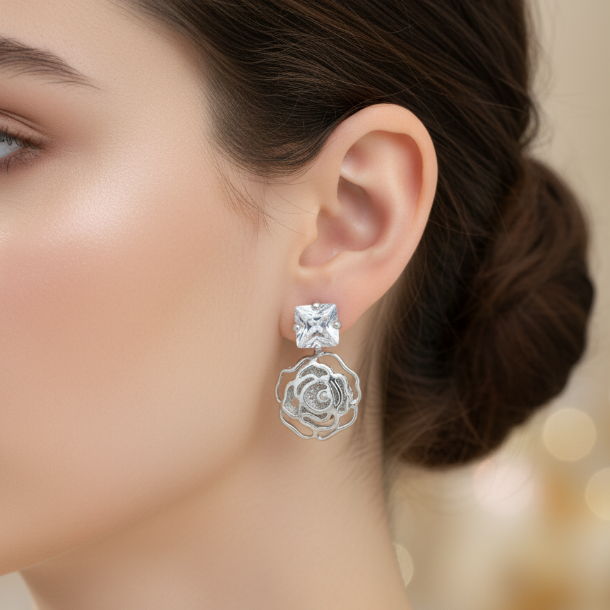 Sovia Bloom 925 Eartops