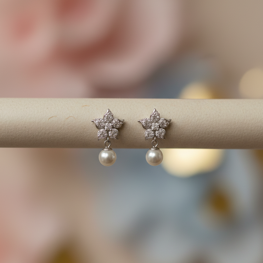 Luna Flora 925 Eartops