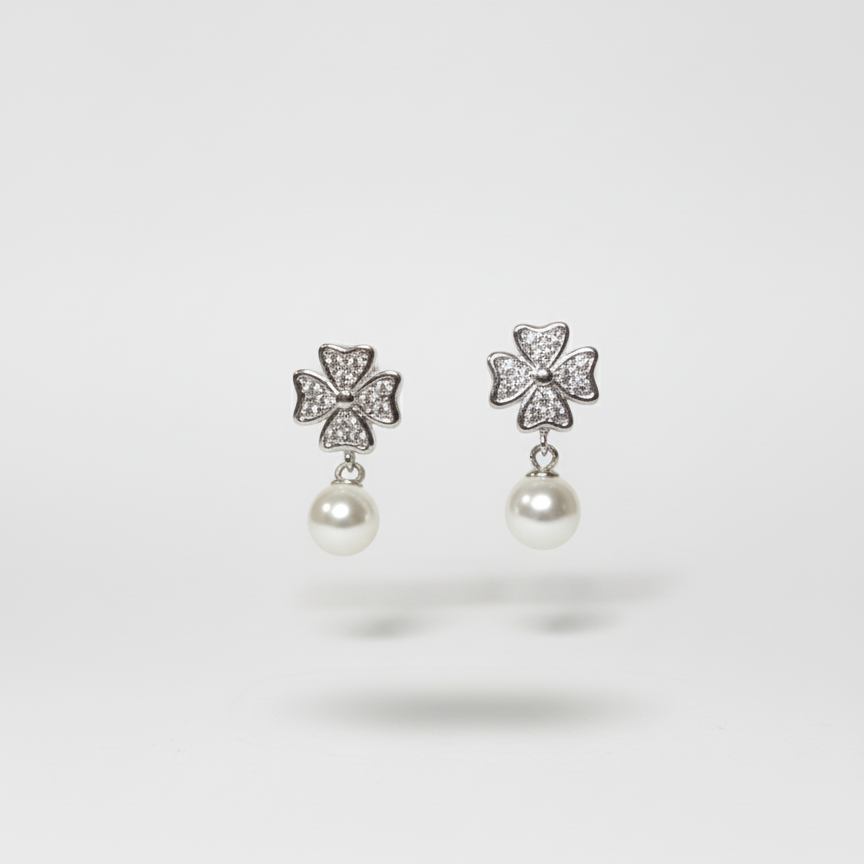 Daisy Drop 925 Eartops