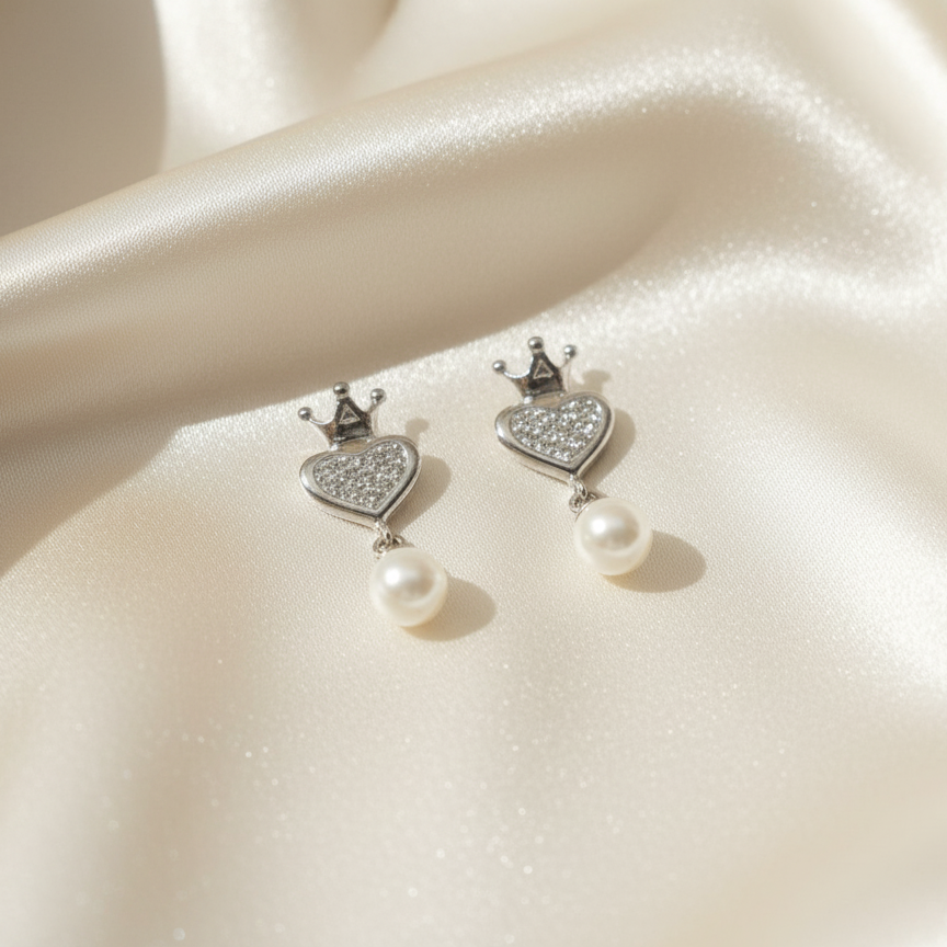 Pearl Princess 925 Eartops