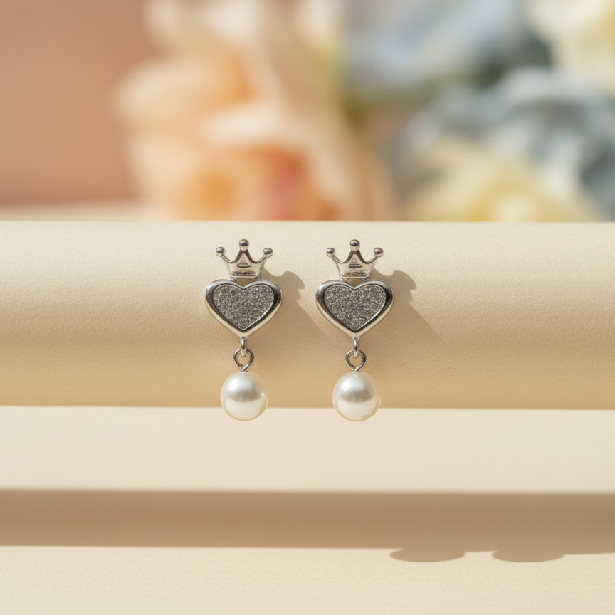 Pearl Princess 925 Eartops