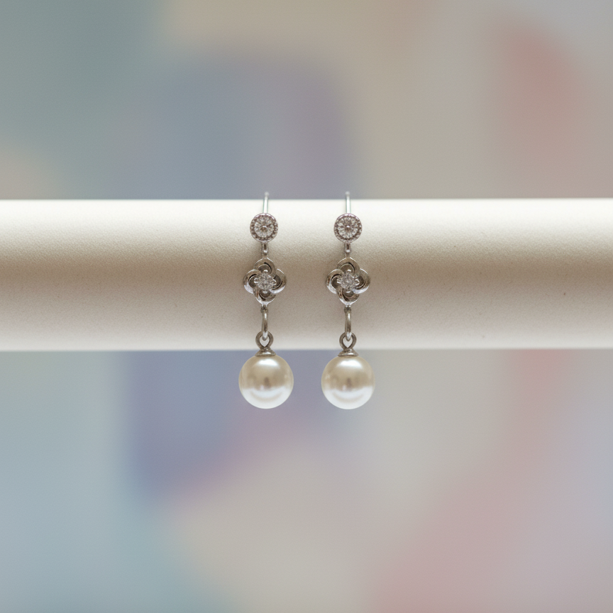 PearlDrop 925 Eartops