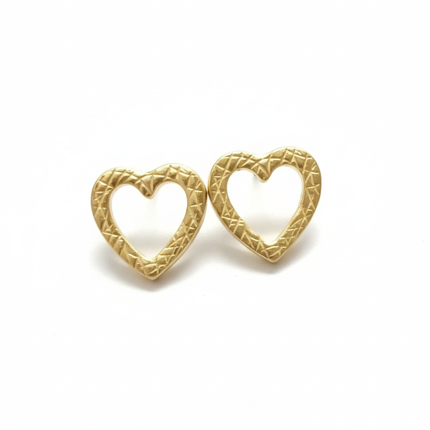 HoneyHeart 925 Eartops