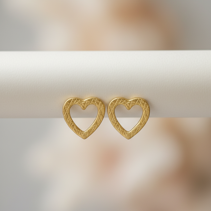 HoneyHeart 925 Eartops