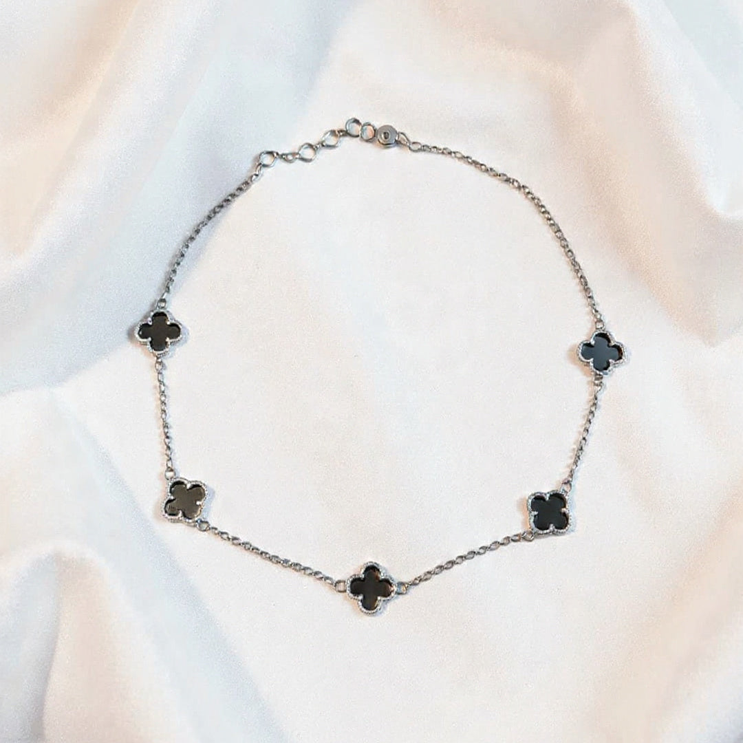 Black clover 925 necklace