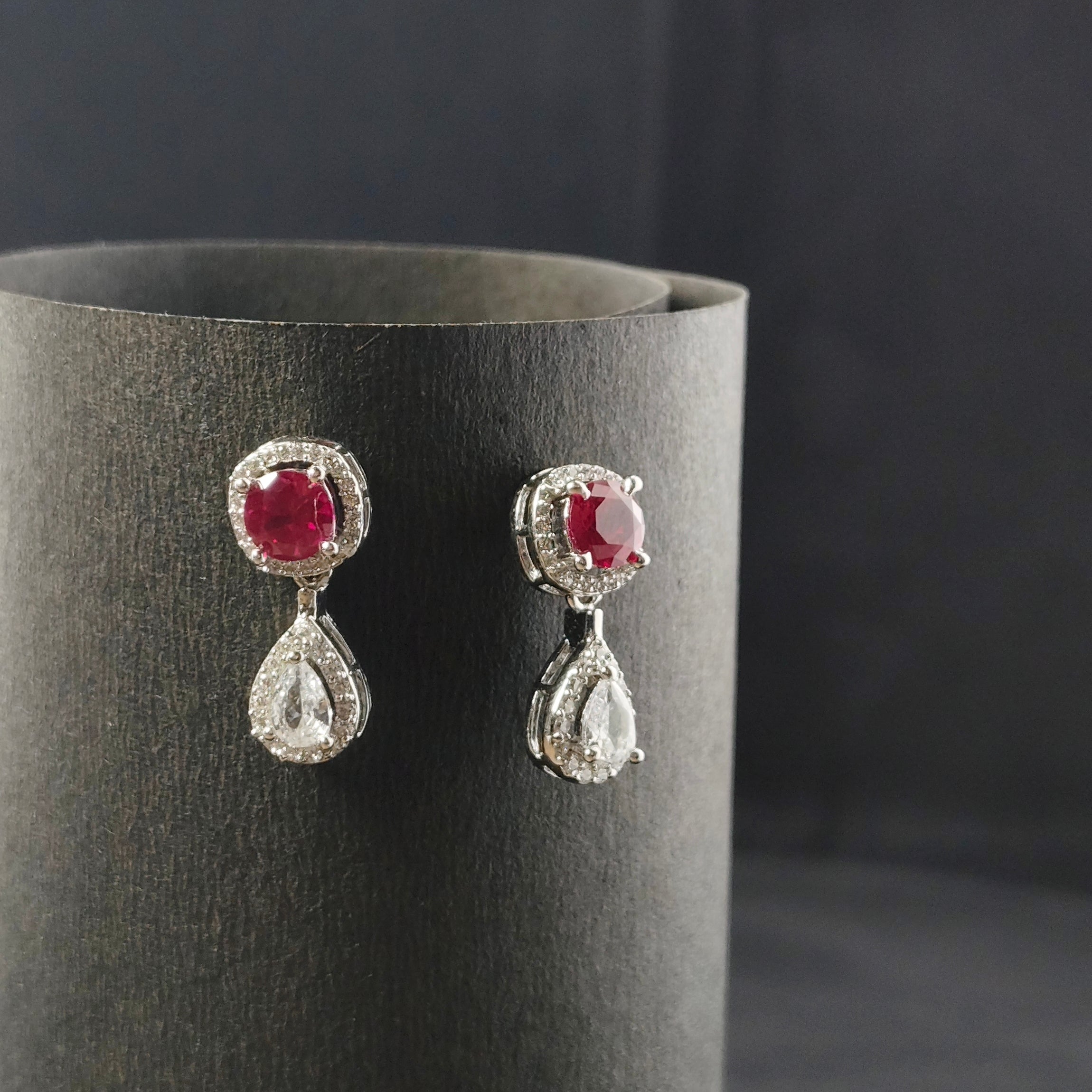 RUBY DROP EARTOPS