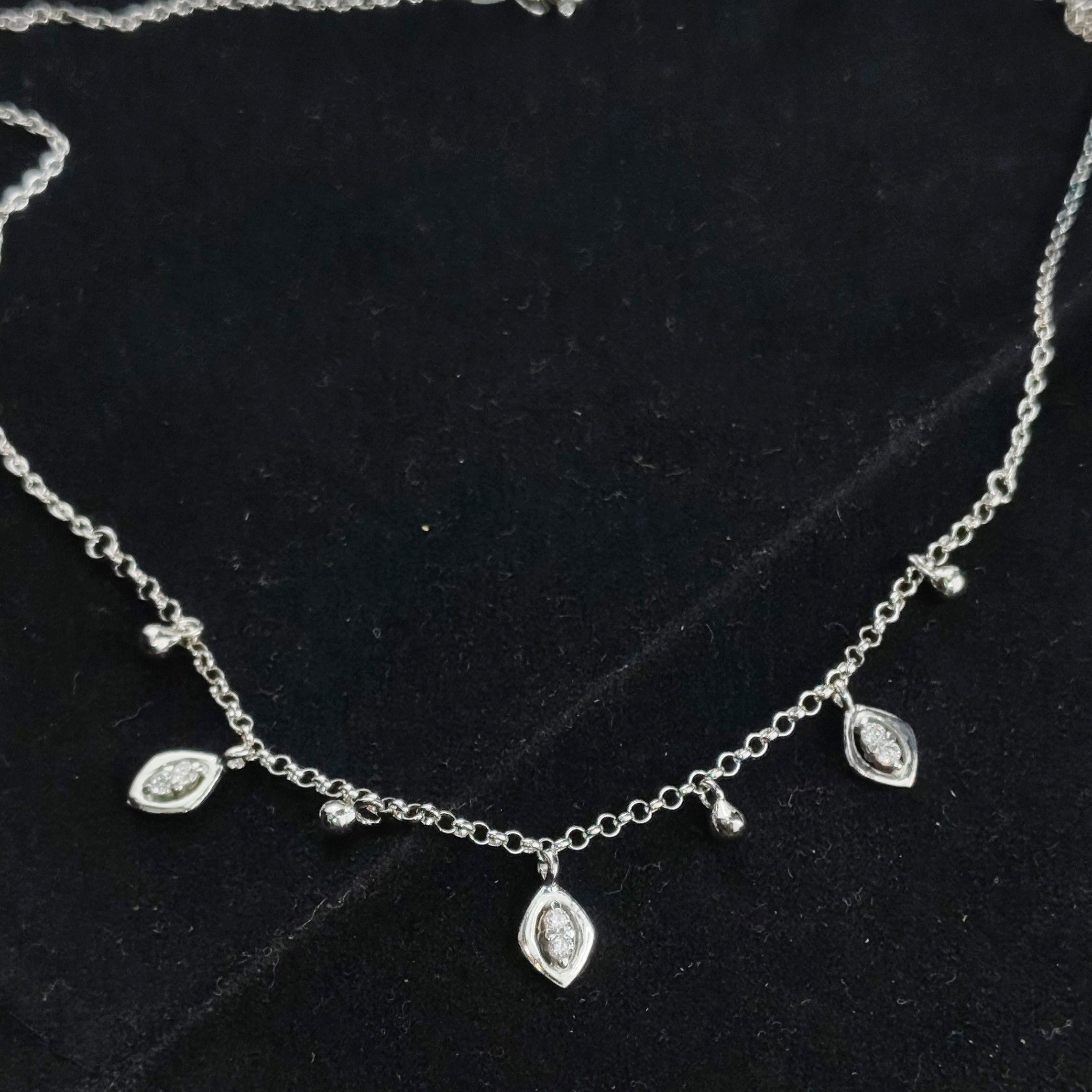 Elegant Silver Charm Necklace