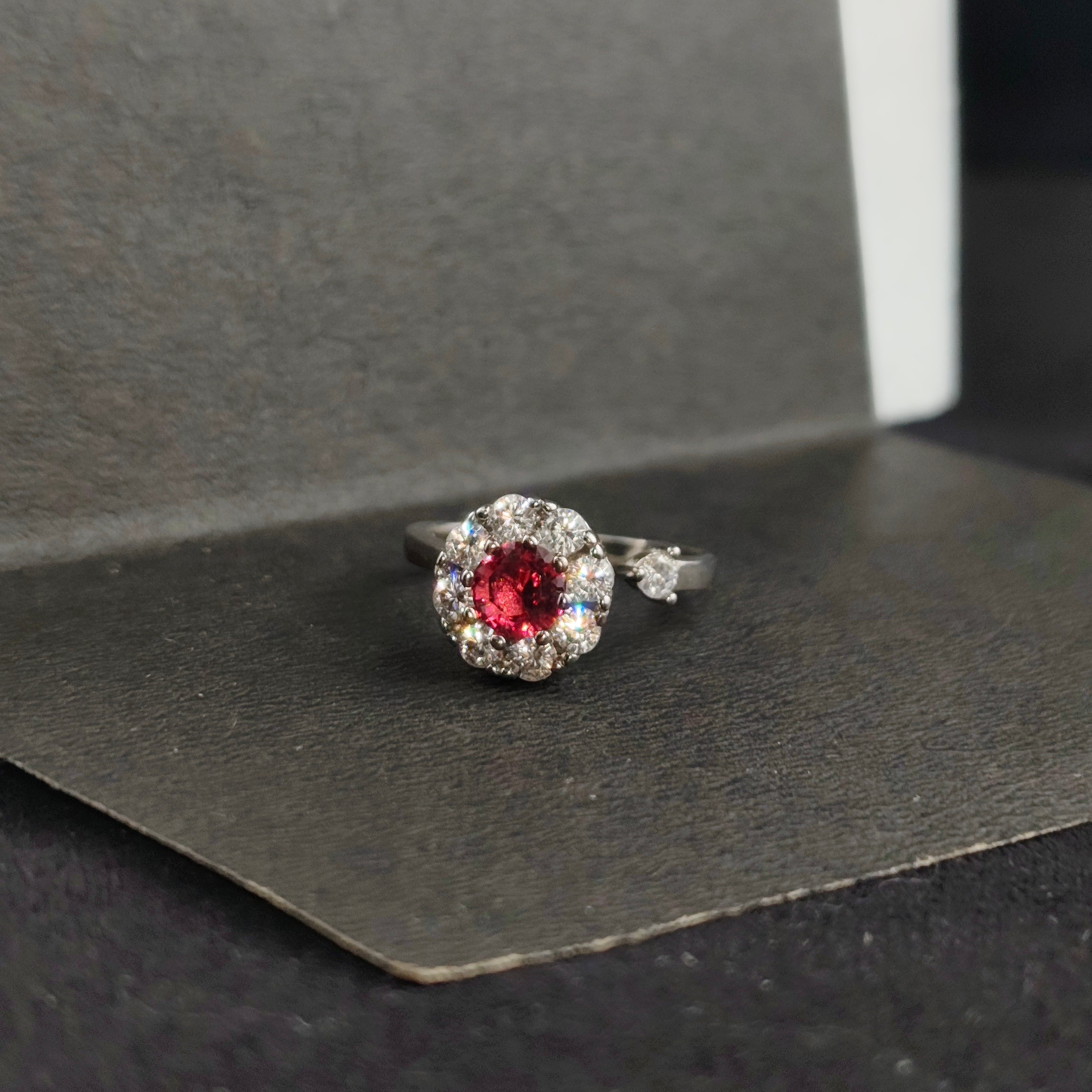 Ruby Bloom Ring
